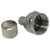 CONECTOR COM ILHÓS RG59 E RG6